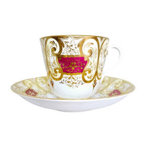 Tazza duo Brown Westhead & Moore 1880 ca.