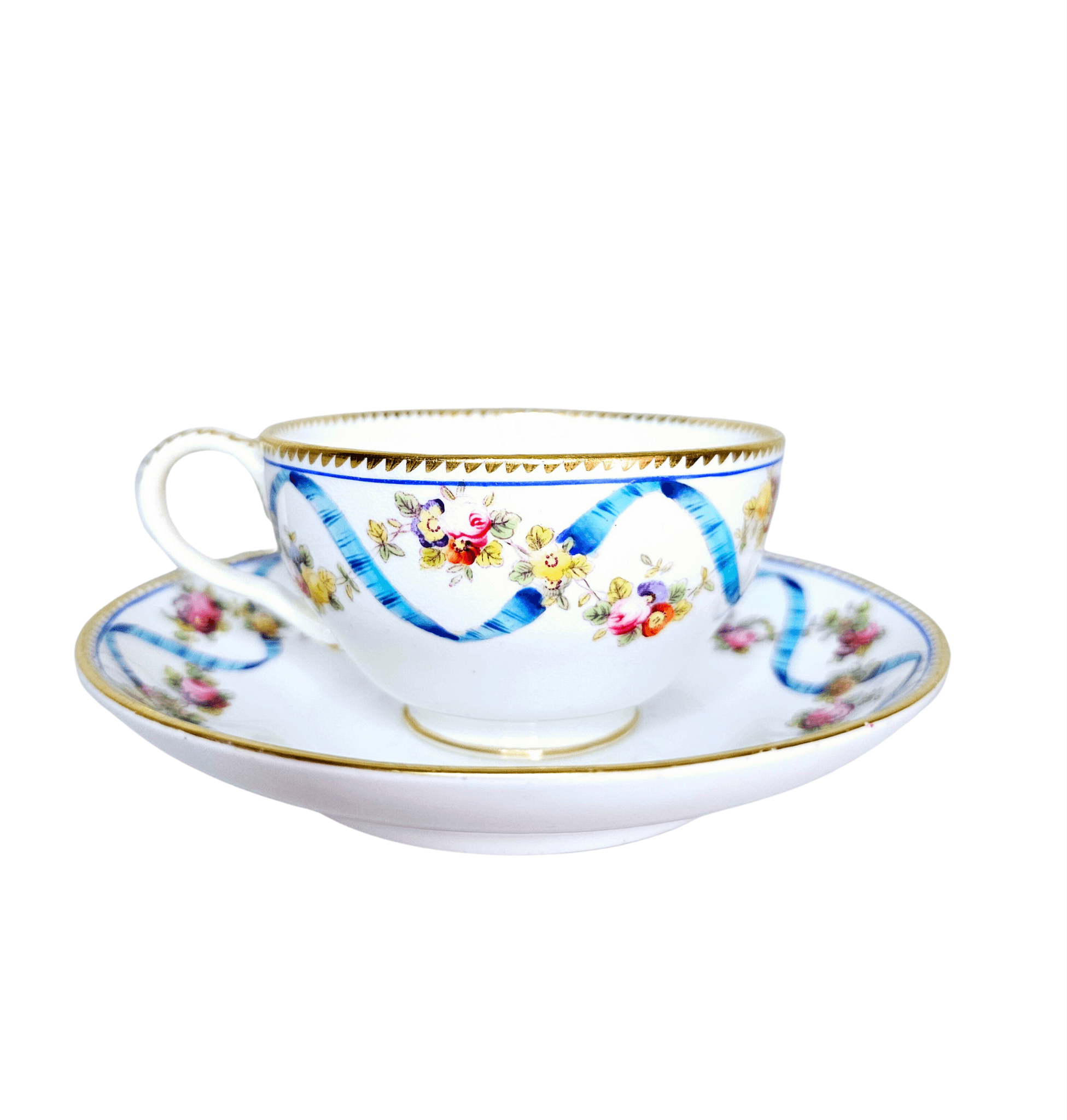 Tazza duo Coalport 1891